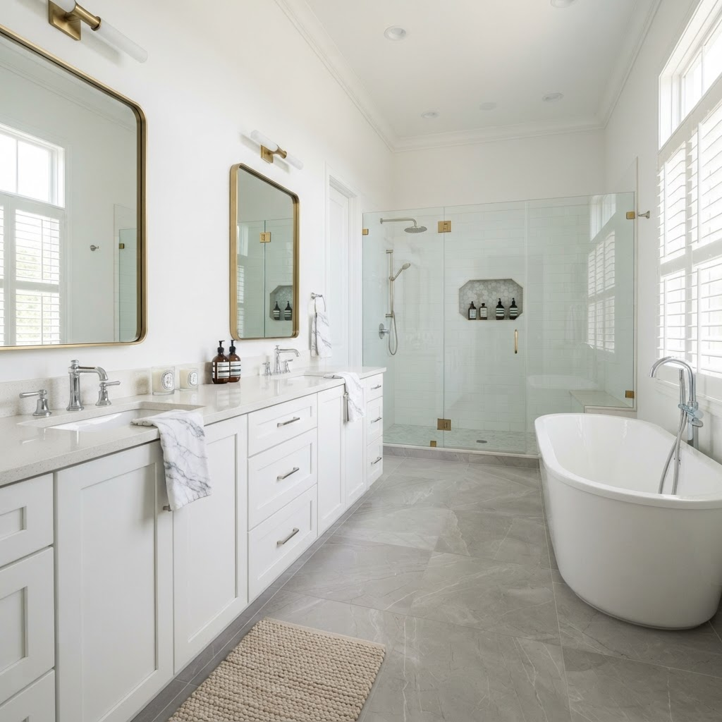 Double Vanity Master Bath