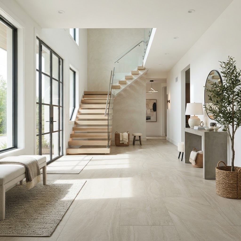 Porcelain Tile Entryway